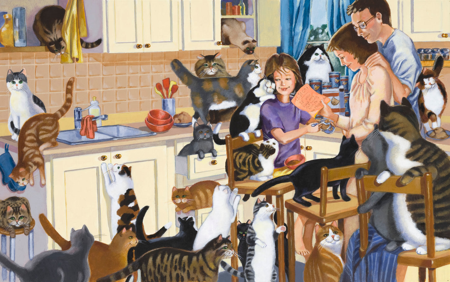 11 Original Illustrations From The Book, "Pussycats Everywhere!" @ $4,900