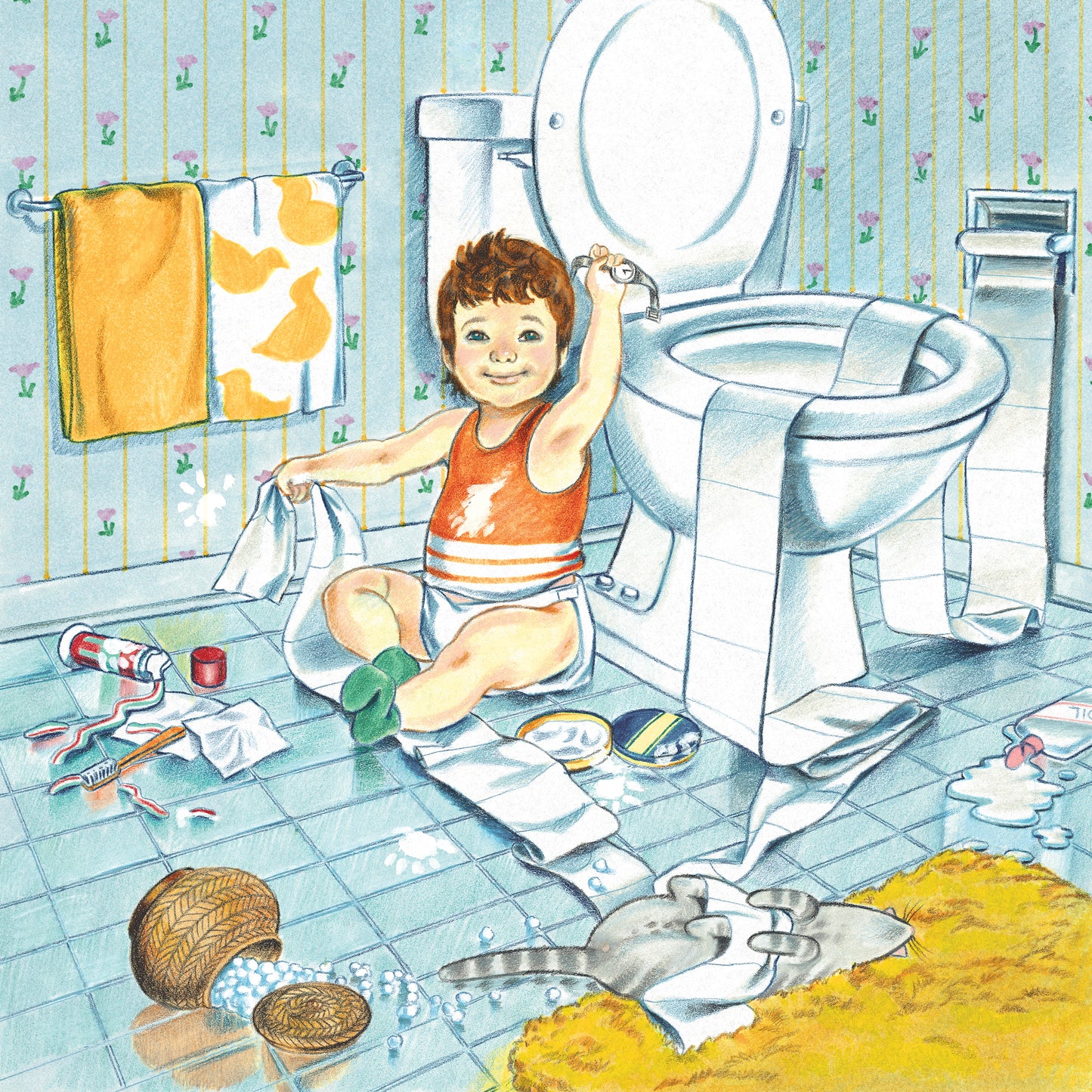 Giclée Print of LOVE YOU FOREVER Cover Art, Signed by Illustrator Sheila McGraw