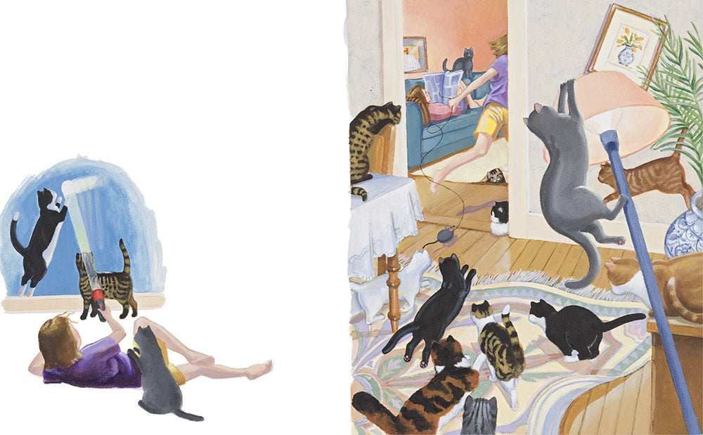 11 Original Illustrations From The Book, "Pussycats Everywhere!" @  $4,900