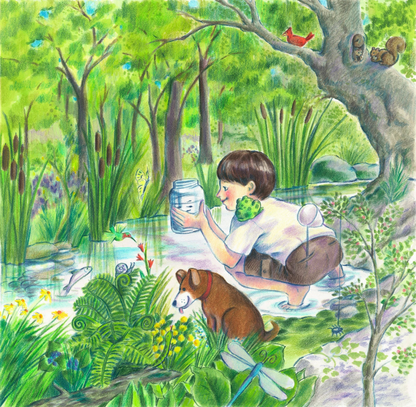 12 Original illustrations from the Book "Where the Lost Things Go" @ $2,100.