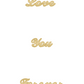 The Love You Forever 14 Carat Gold Necklace with a Signed Book