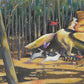 Giclée Print From the Book, I Promise I'll Find You, of a Woman Riding a Horse Through Woodlands. Limited Edition. Signed