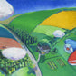 Giclée Print From the Book, I Promise I'll Find You, of a Woman Flying a Plane. Limited Edition. Signed
